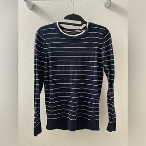 Banana Republic Navy Stripe Sweater